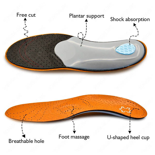 Leather Orthopedic Insoles