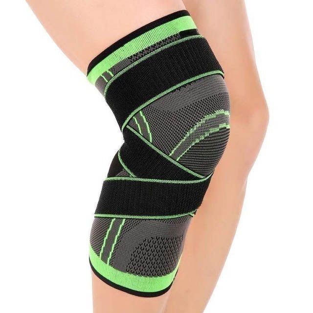 3D Woven Knee Compression Sleeve with Straps - Austier