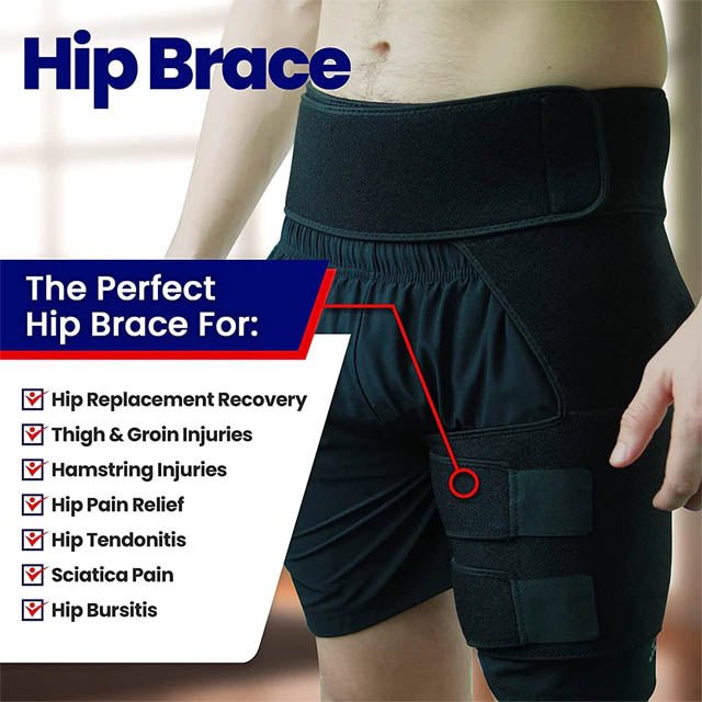 Hip & Groin Compression Brace/Wrap - Austier