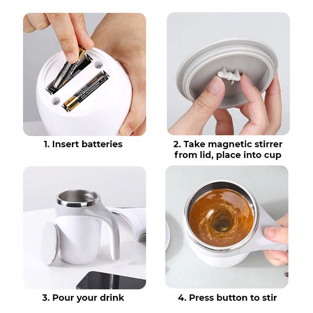 Self-Stirring Thermal Mug - Austier